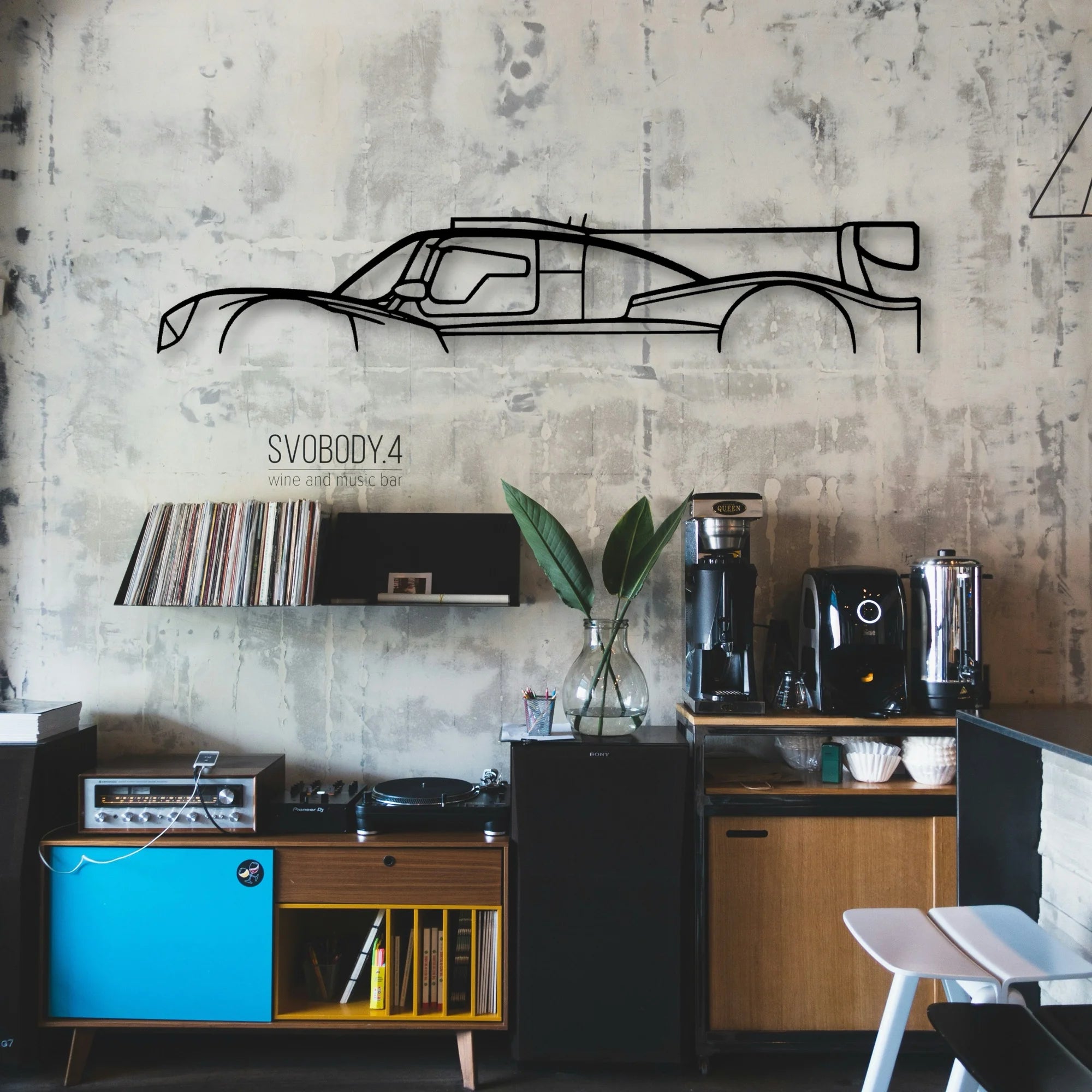 M30 LMP3 Classic Silhouette Metal Wall Art - Automotive Garage Decor
