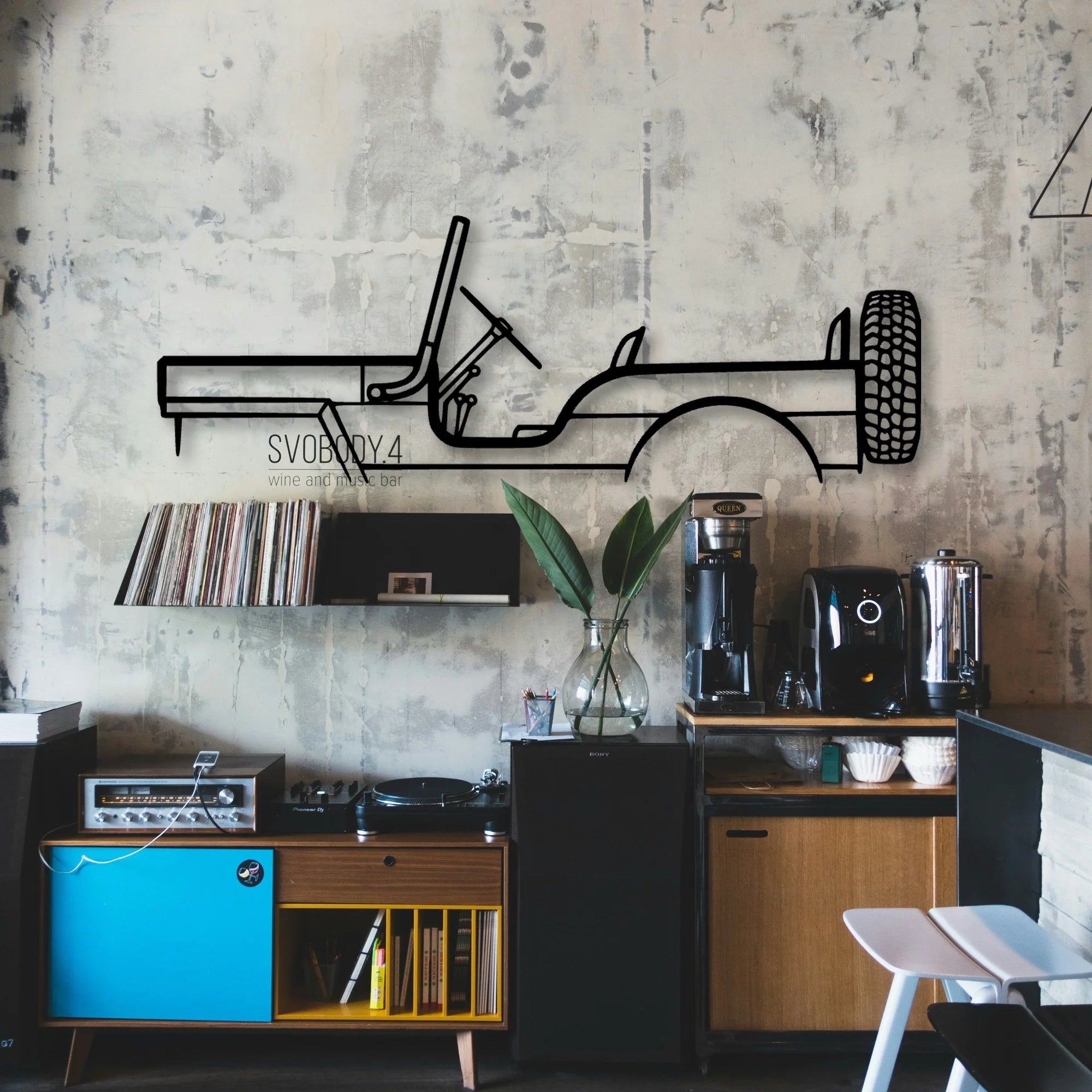 M38 1957 Classic Silhouette Metal Wall Art - Automotive Garage Decor