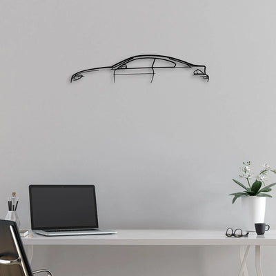 M6 E63 Classic Silhouette Metal Wall Art - Automotive Garage Decor