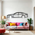 M850 2022 Classic Silhouette Metal Wall Art - Automotive Garage Decor
