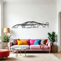 MC12 Classic Silhouette Metal Wall Art - Automotive Garage Decor