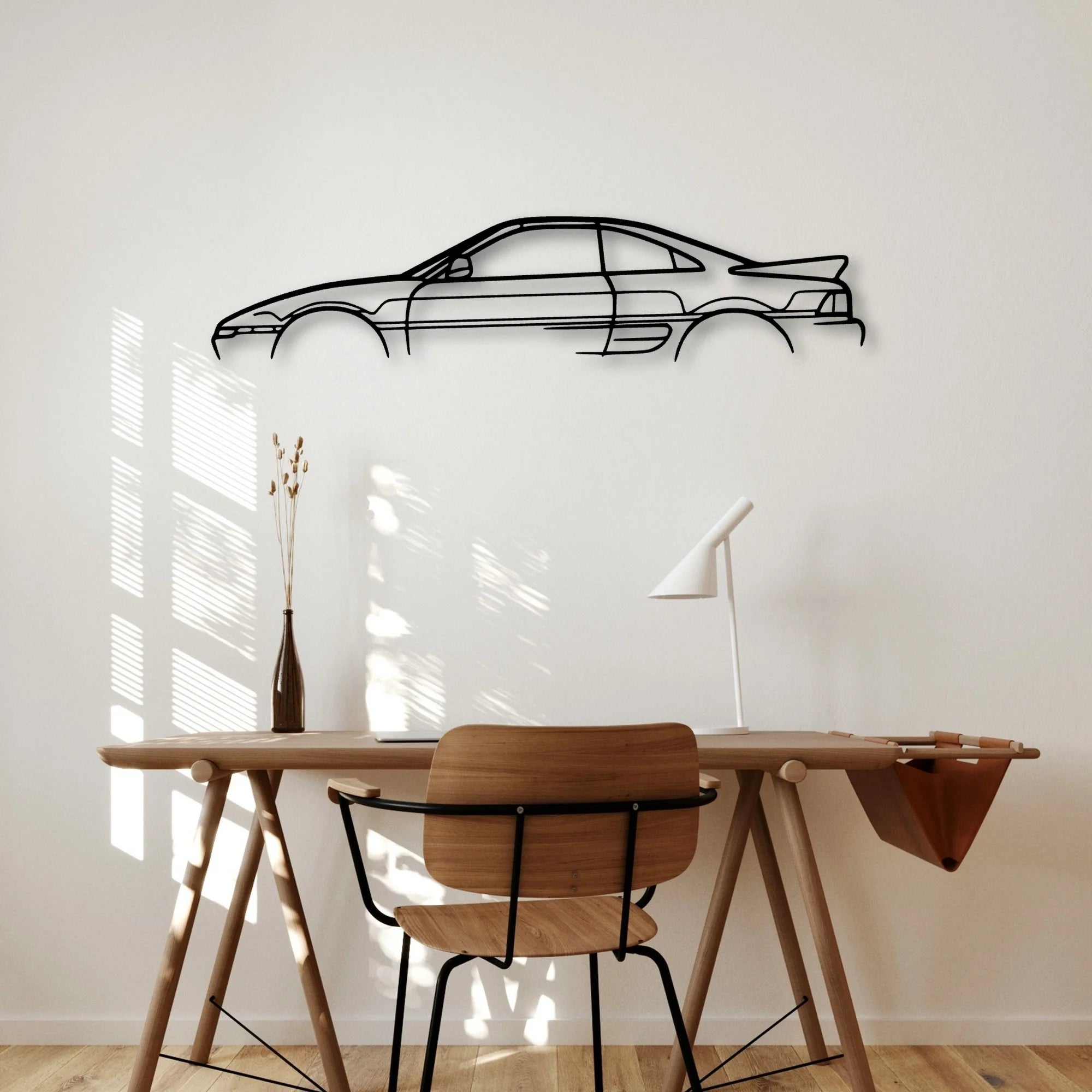 MR2 Classic Silhouette Metal Wall Art - Automotive Garage Decor