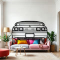 MR2 1993 Classic Silhouette Metal Wall Art - Automotive Garage Decor