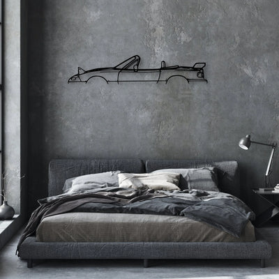 MX-5 1997 Classic Silhouette Metal Wall Art - Automotive Garage Decor