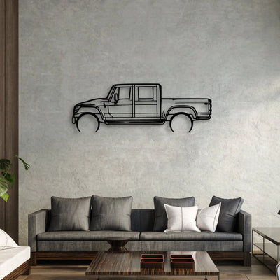 MXT Classic Silhouette Metal Wall Art - Automotive Garage Decor
