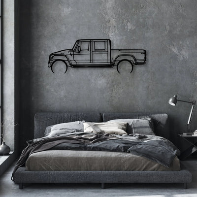 MXT Classic Silhouette Metal Wall Art - Automotive Garage Decor