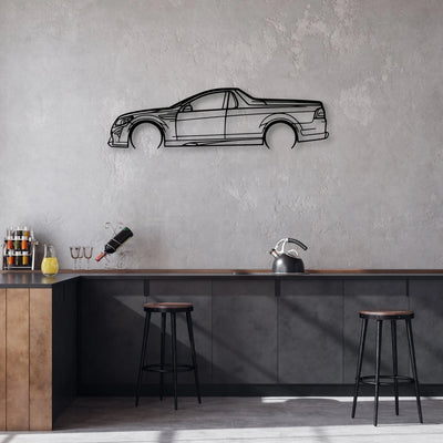 Maloo 2017 Classic Silhouette Metal Wall Art - Automotive Garage Decor