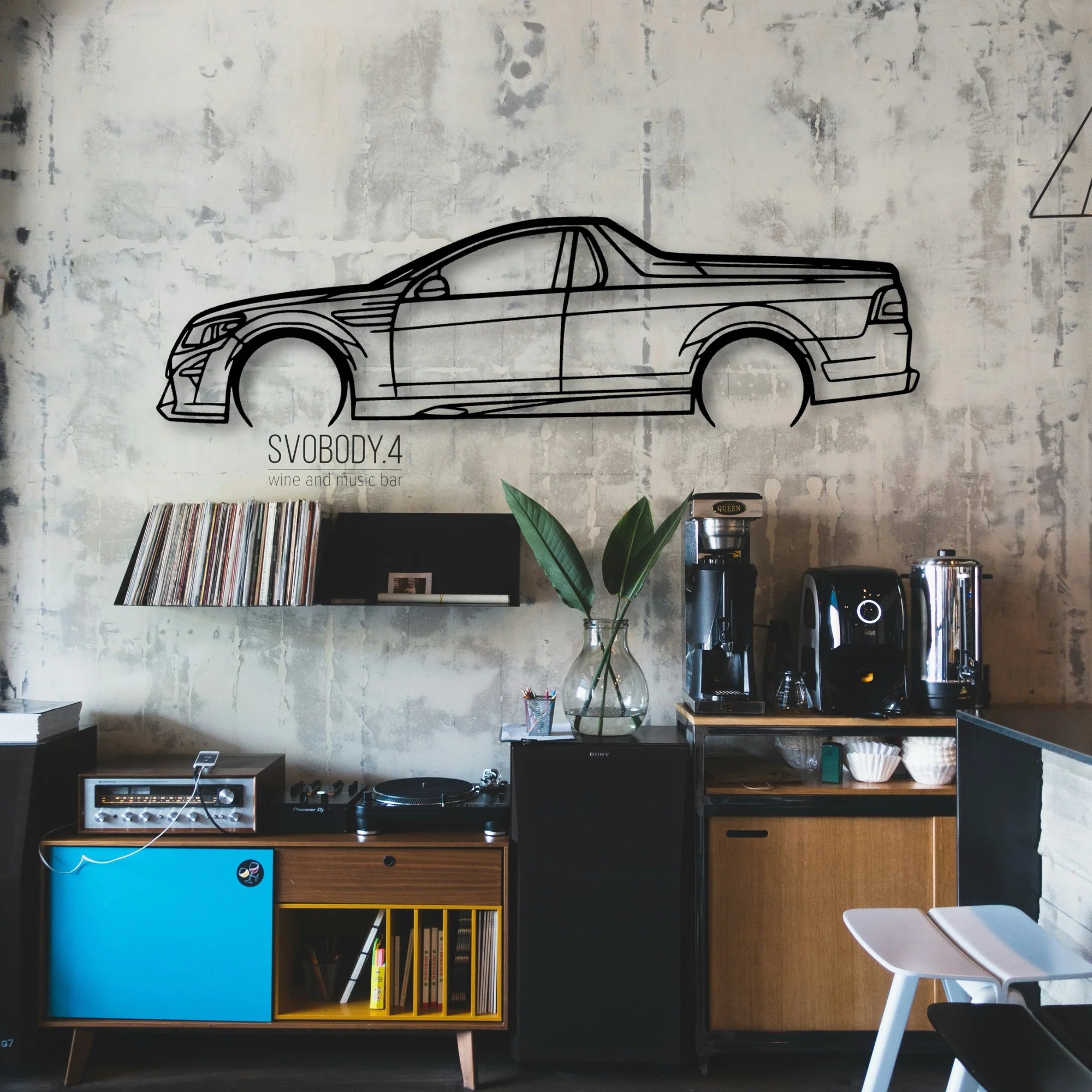 Maloo 2017 Classic Silhouette Metal Wall Art - Automotive Garage Decor