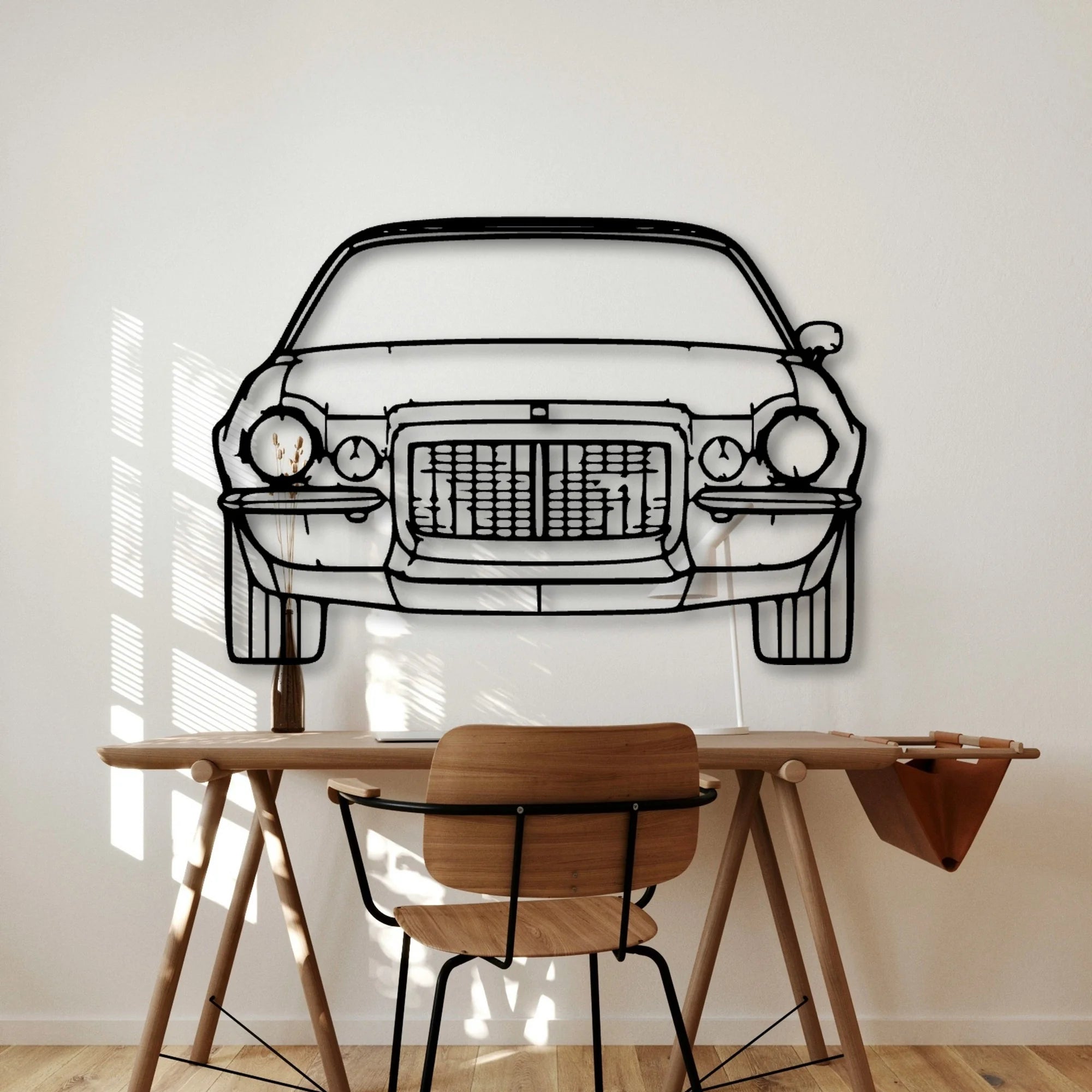 Maro Z28 1972 Classic Silhouette Metal Wall Art - Automotive Garage Decor