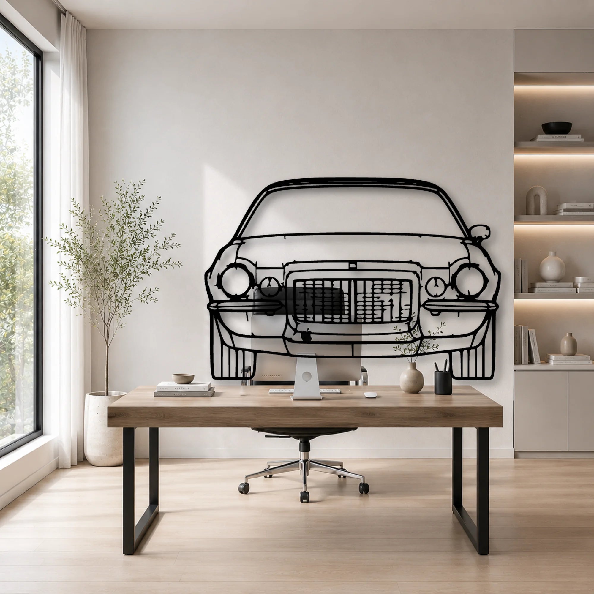 Maro Z28 1972 Classic Silhouette Metal Wall Art - Automotive Garage Decor