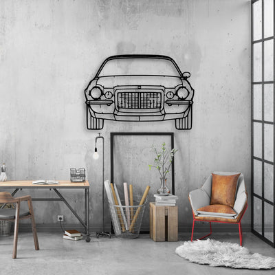 Maro Z28 1972 Classic Silhouette Metal Wall Art - Automotive Garage Decor
