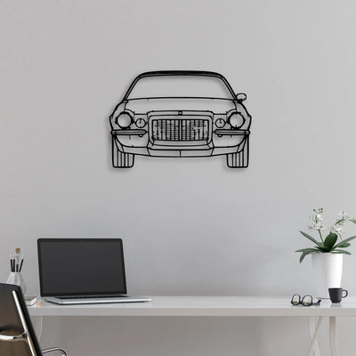 Maro Z28 1972 Classic Silhouette Metal Wall Art - Automotive Garage Decor