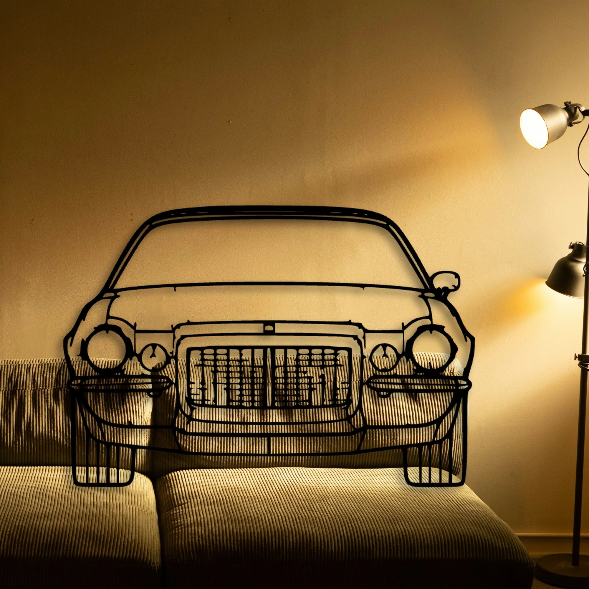 Maro Z28 1972 Classic Silhouette Metal Wall Art - Automotive Garage Decor