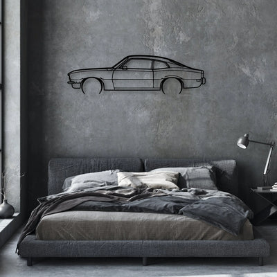 Maverick 1970 Classic Silhouette Metal Wall Art - Automotive Garage Decor