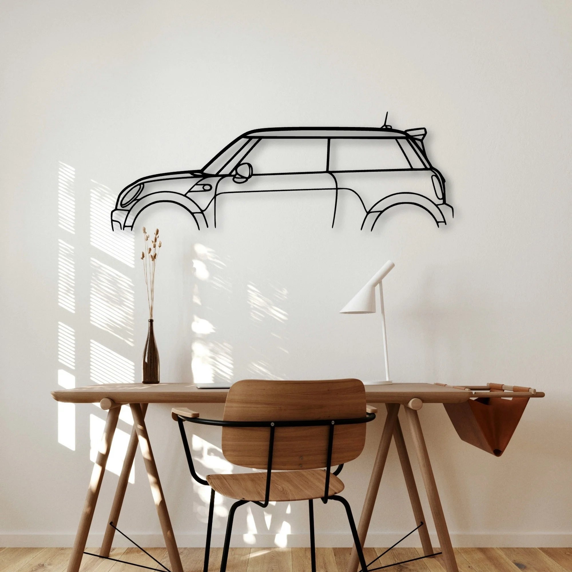 Mini GP2 2013 Classic Silhouette Metal Wall Art - Automotive Garage Decor