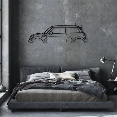 Mini GP2 2013 Classic Silhouette Metal Wall Art - Automotive Garage Decor