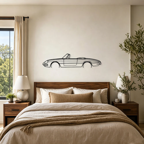 1967 Duetto Detailed Silhouette Metal Wall Art - Classic Car Garage Decor