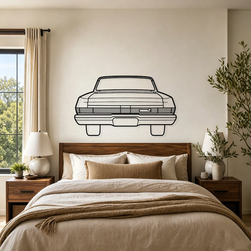 1965 Comet Back Silhouette Metal Wall Art - Classic Car Garage Decor