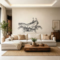 990 Silhouette Metal Wall Art - Classic Car Garage Decor