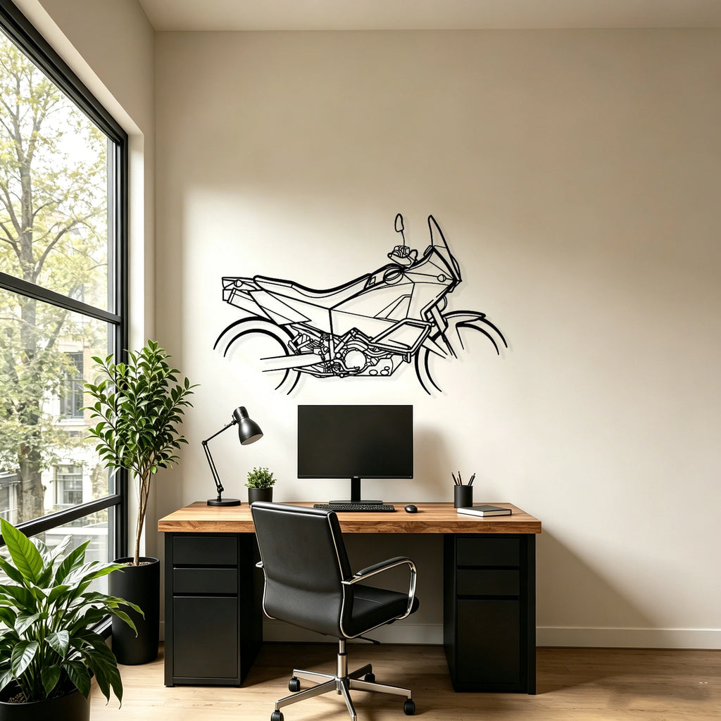 990 Silhouette Metal Wall Art - Classic Car Garage Decor