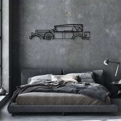 Model 43 1931 Classic Silhouette Metal Wall Art - Automotive Garage Decor