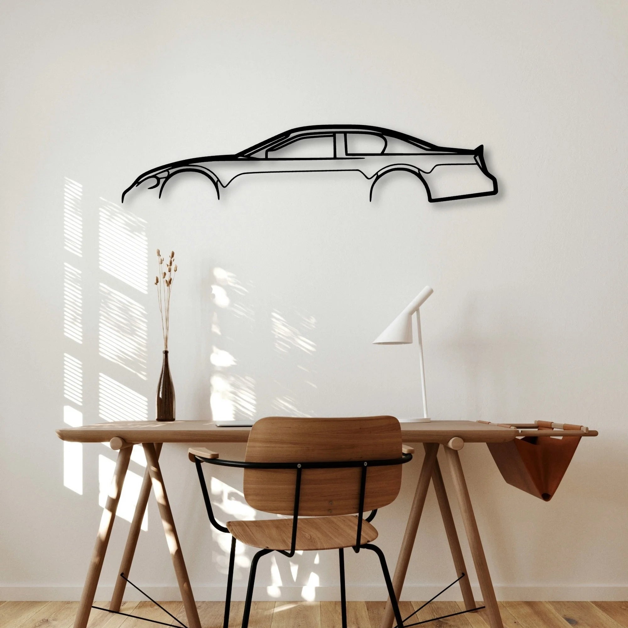 Monte Carlo Classic Silhouette Metal Wall Art - Automotive Garage Decor