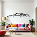 NSX NA1 Classic Silhouette Metal Wall Art - Automotive Garage Decor