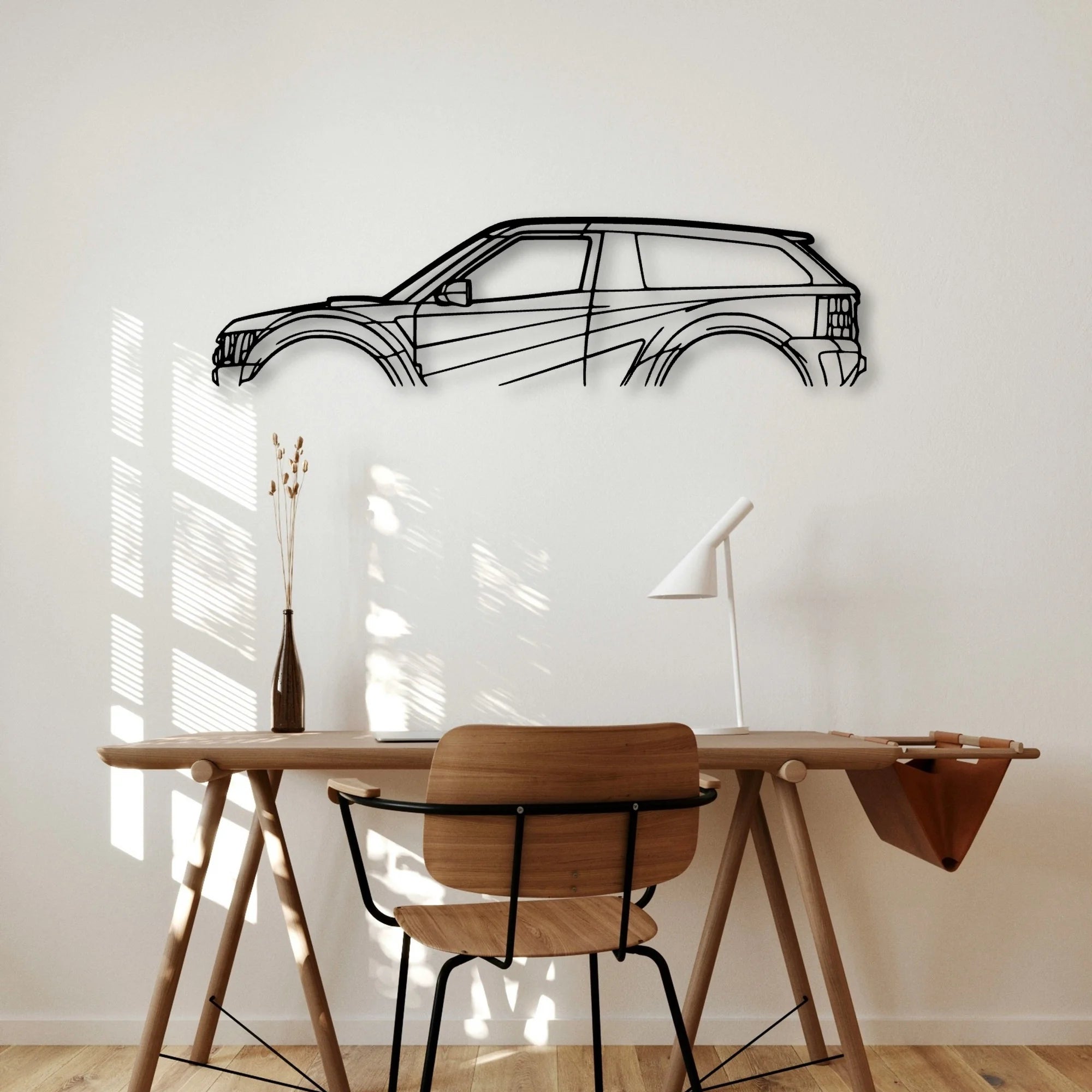 Nemesis 2007 Classic Silhouette Metal Wall Art - Automotive Garage Decor