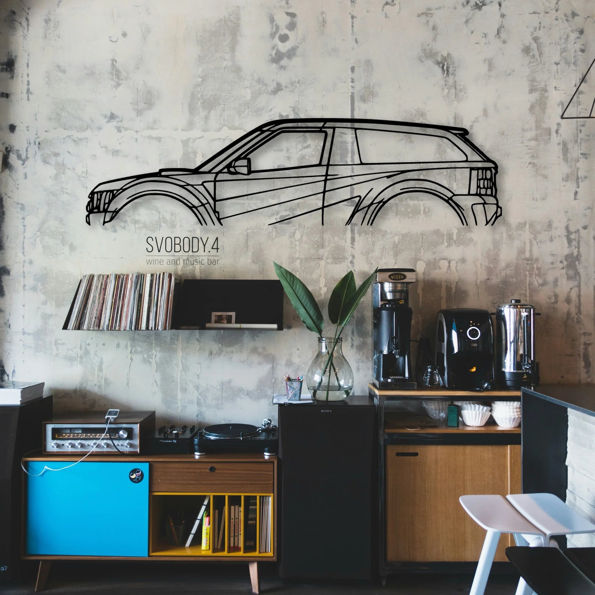 Nemesis 2007 Classic Silhouette Metal Wall Art - Automotive Garage Decor