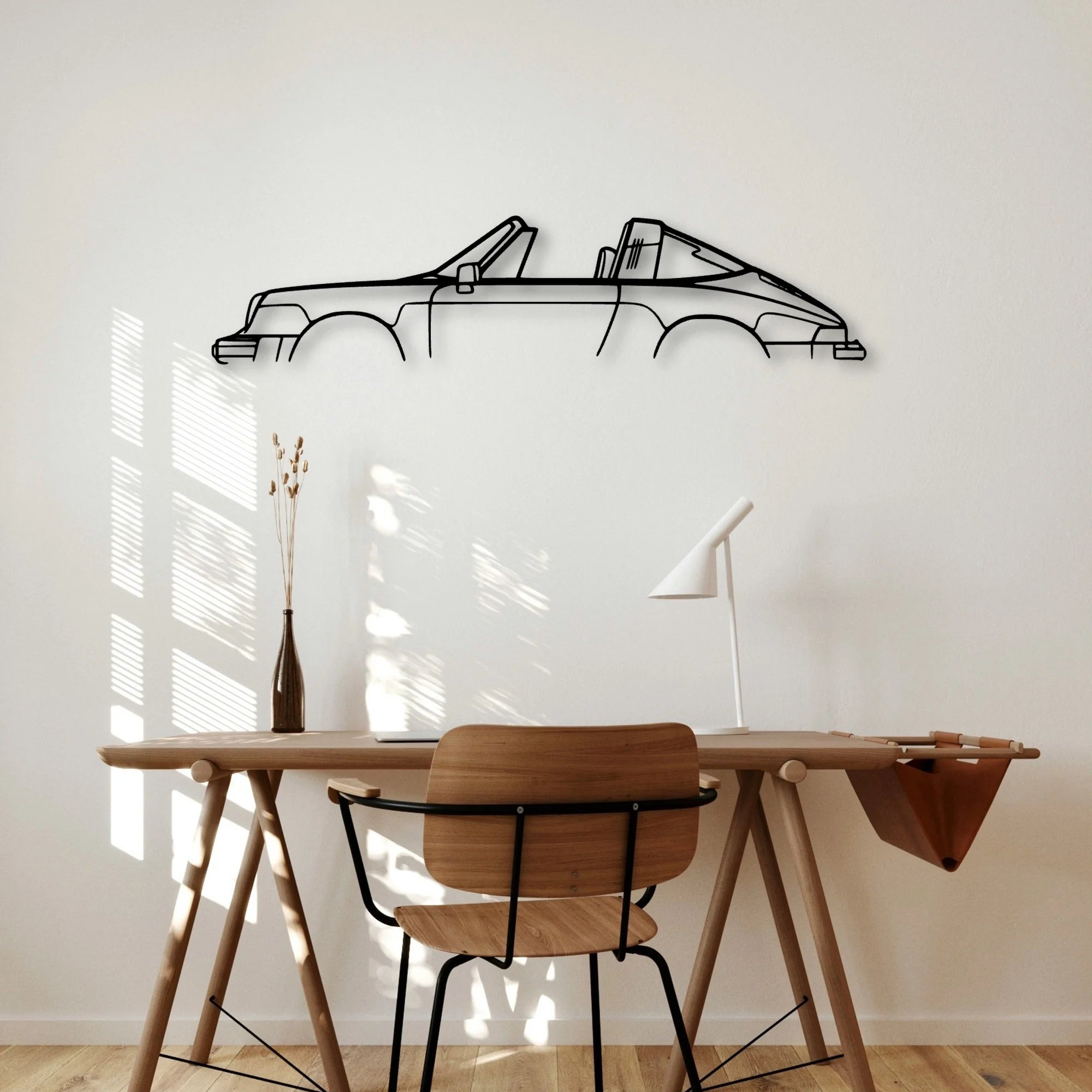 P Generation 2 Classic Silhouette Metal Wall Art - Automotive Garage Decor