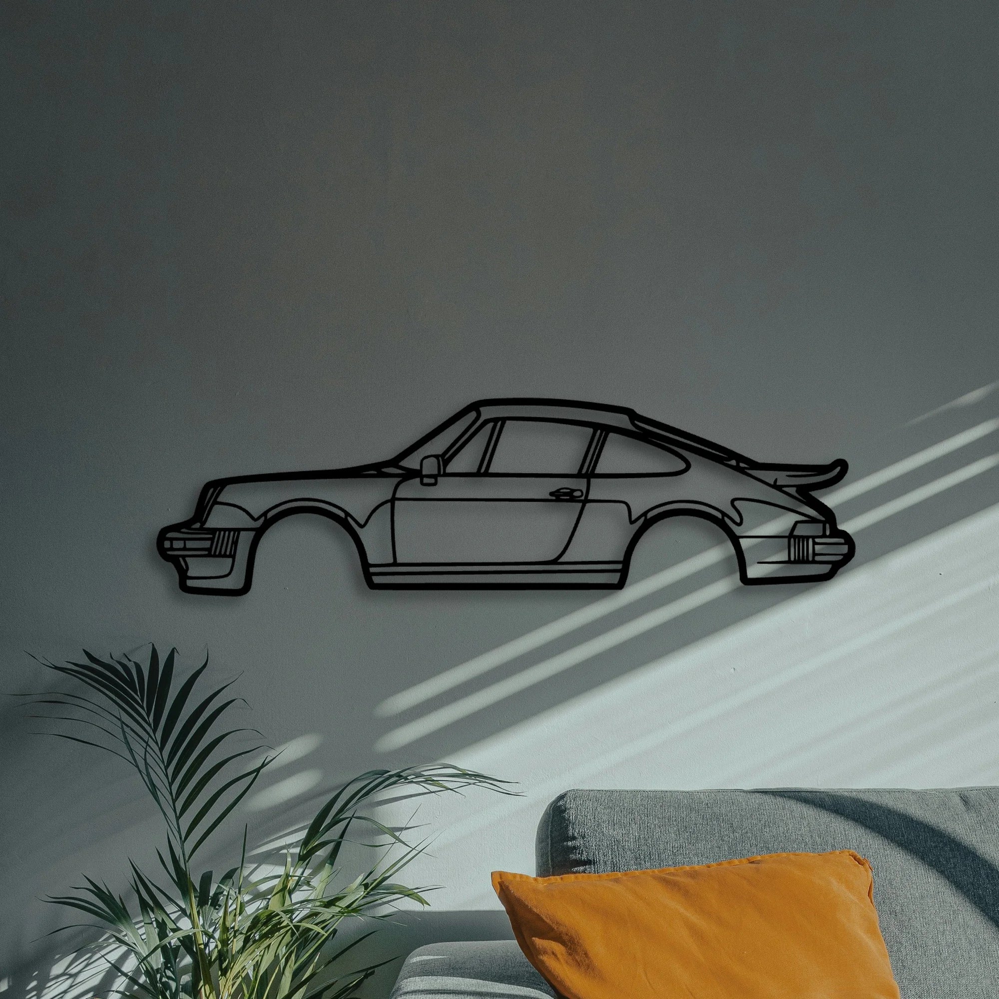P Generation 2 3 Classic Silhouette Metal Wall Art - Automotive Garage Decor