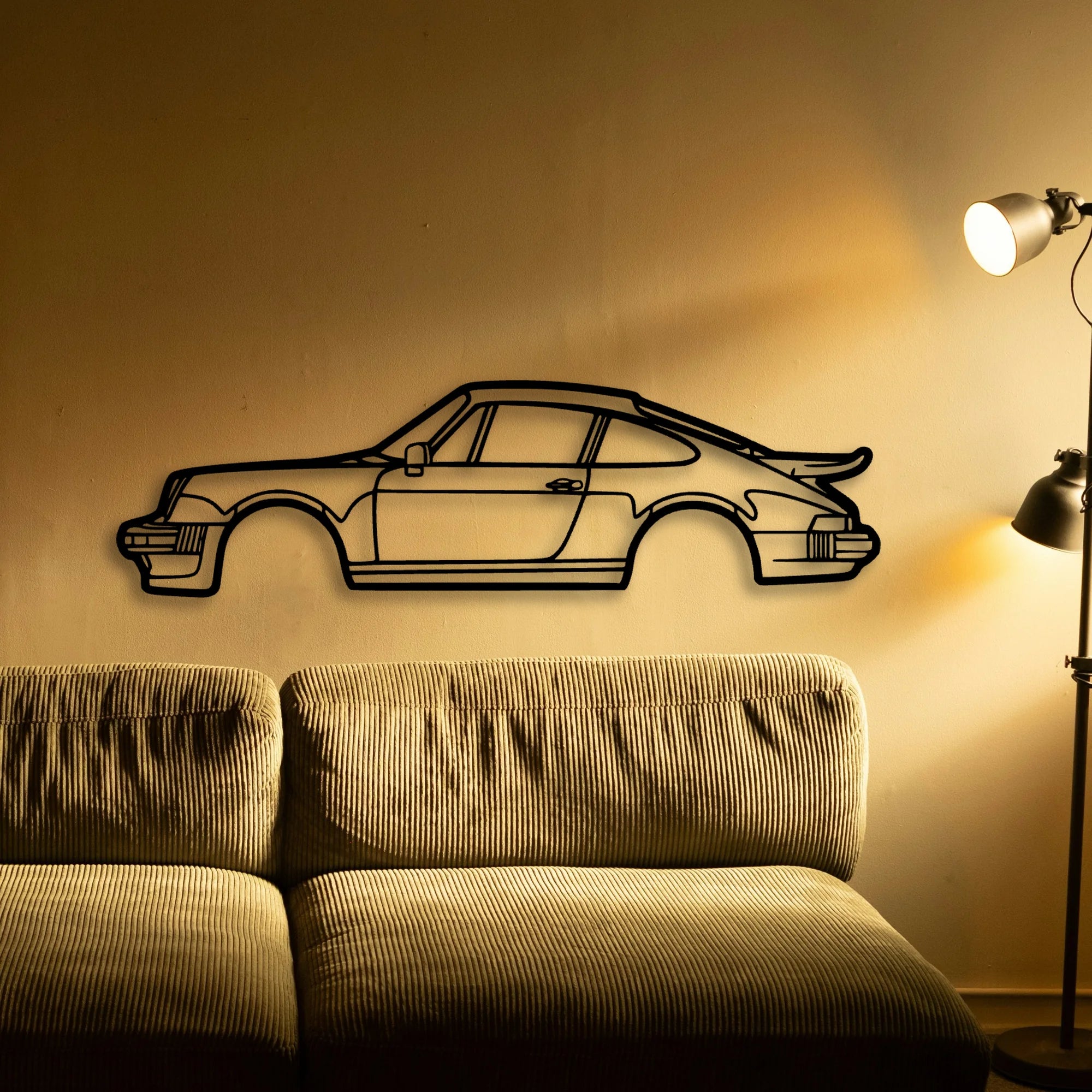 P Generation 2 3 Classic Silhouette Metal Wall Art - Automotive Garage Decor