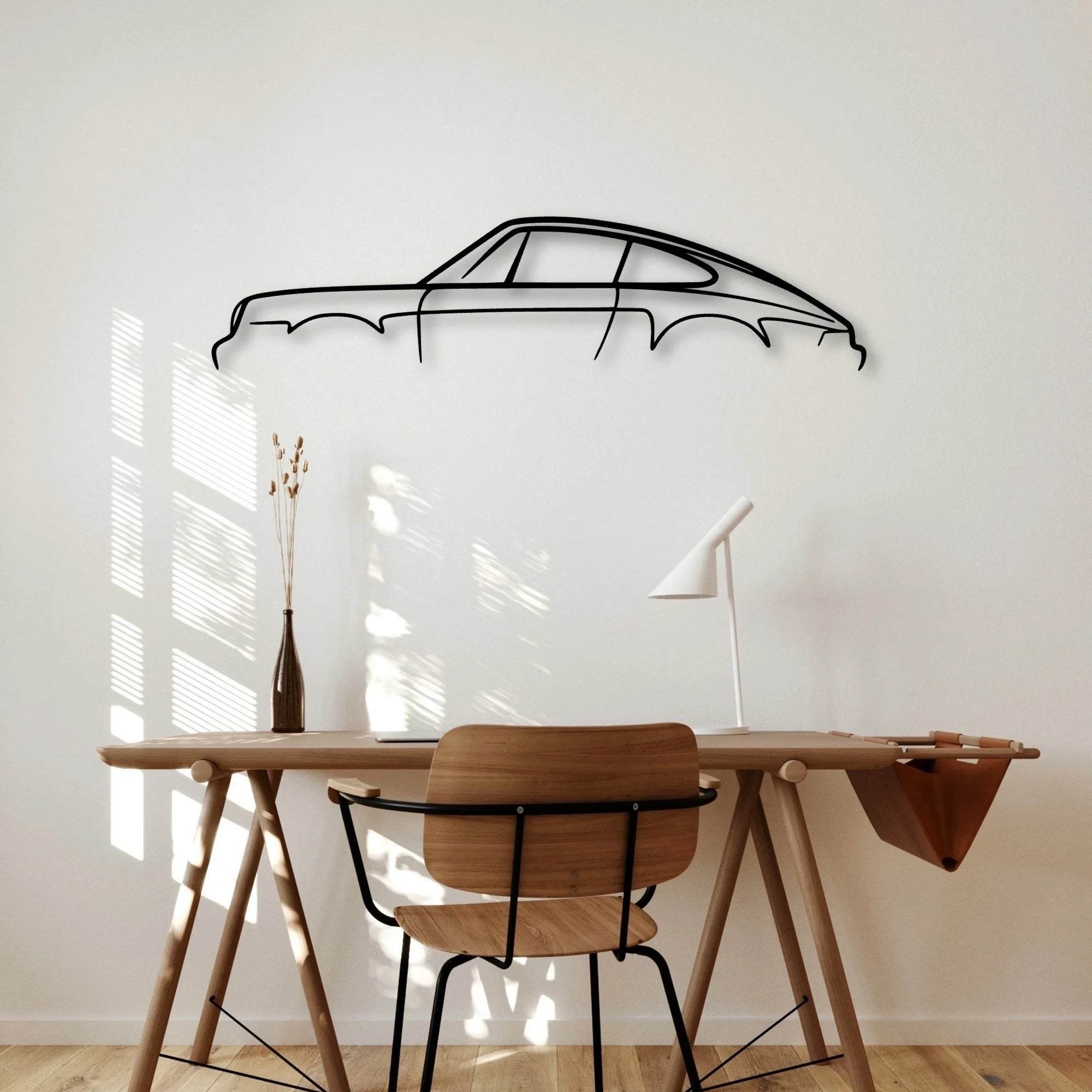 P Generation 2 4 Classic Silhouette Metal Wall Art - Automotive Garage Decor