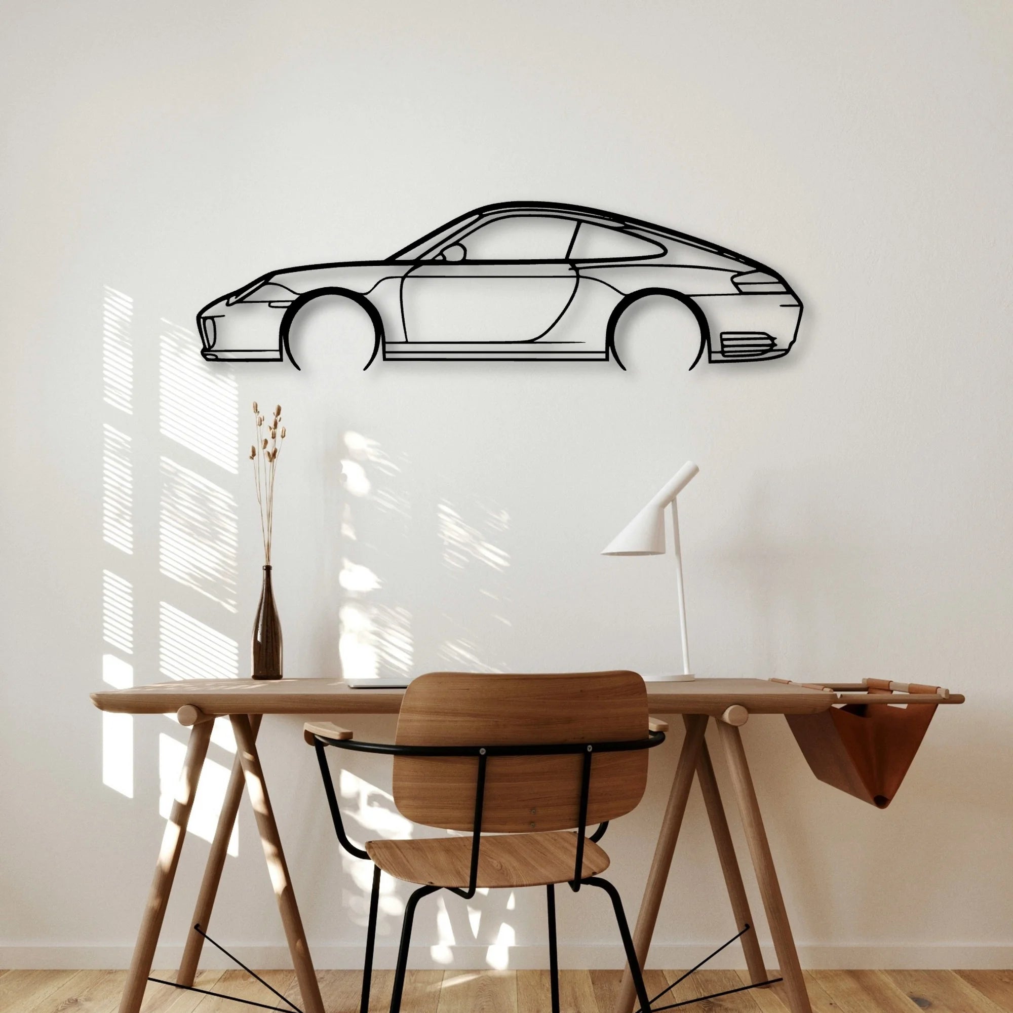 P Generation 5 2 Classic Silhouette Metal Wall Art - Automotive Garage Decor