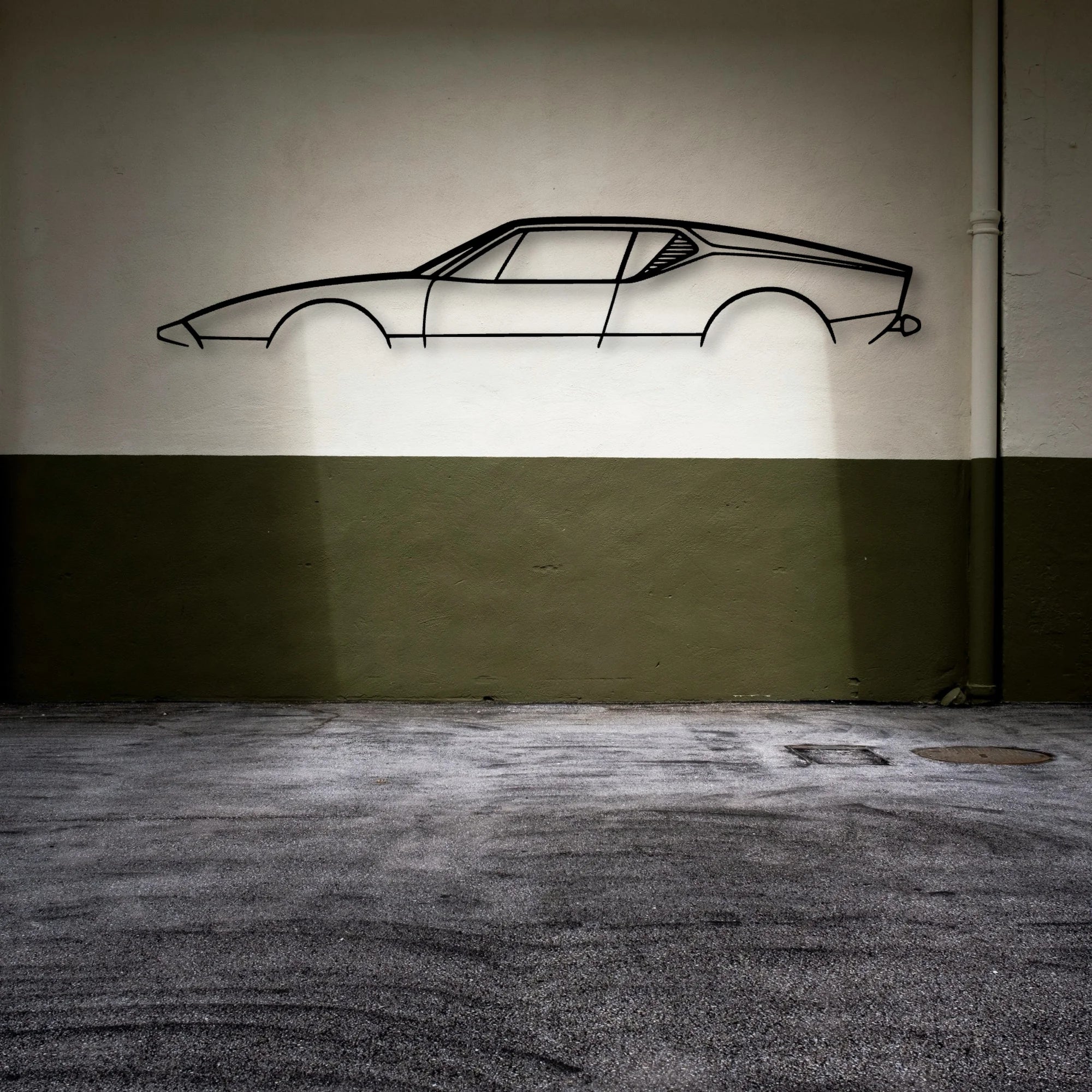 Pantera Classic Silhouette Metal Wall Art - Automotive Garage Decor