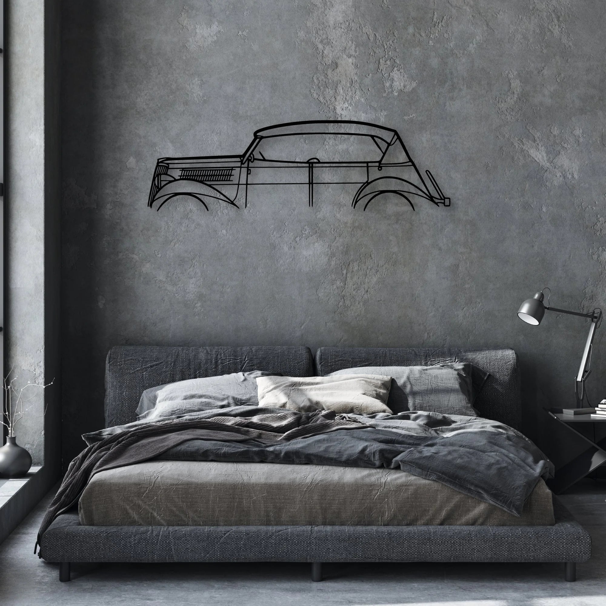 Phaeton 1930 Classic Silhouette Metal Wall Art - Automotive Garage Decor