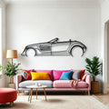 Prowler Classic Silhouette Metal Wall Art - Automotive Garage Decor