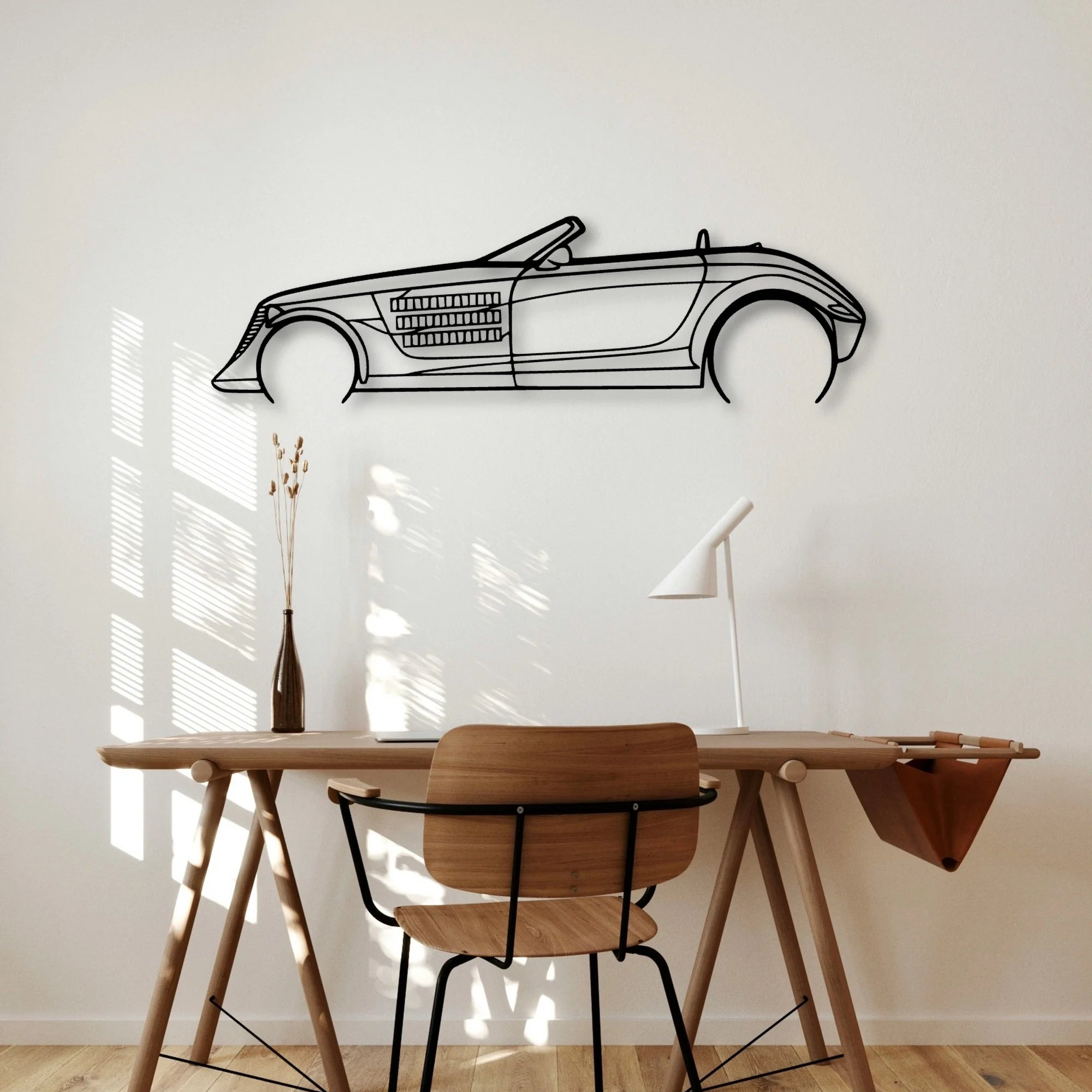 Prowler Classic Silhouette Metal Wall Art - Automotive Garage Decor