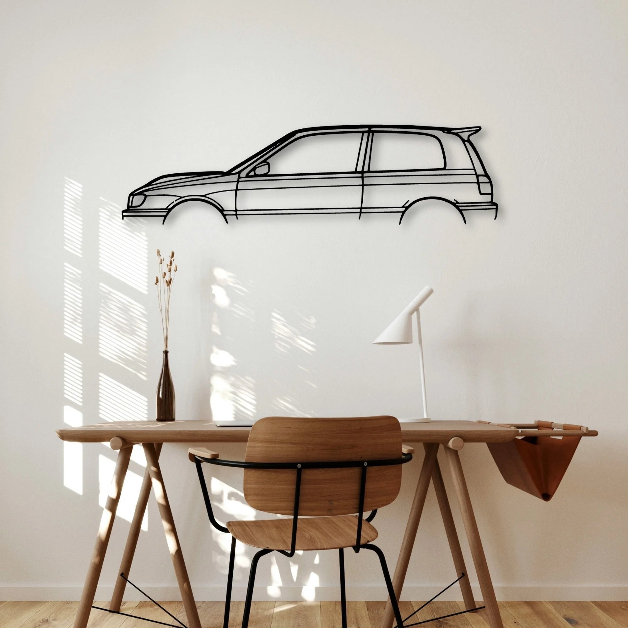 Pulsar GTIR 1991 Classic Silhouette Metal Wall Art - Automotive Garage Decor