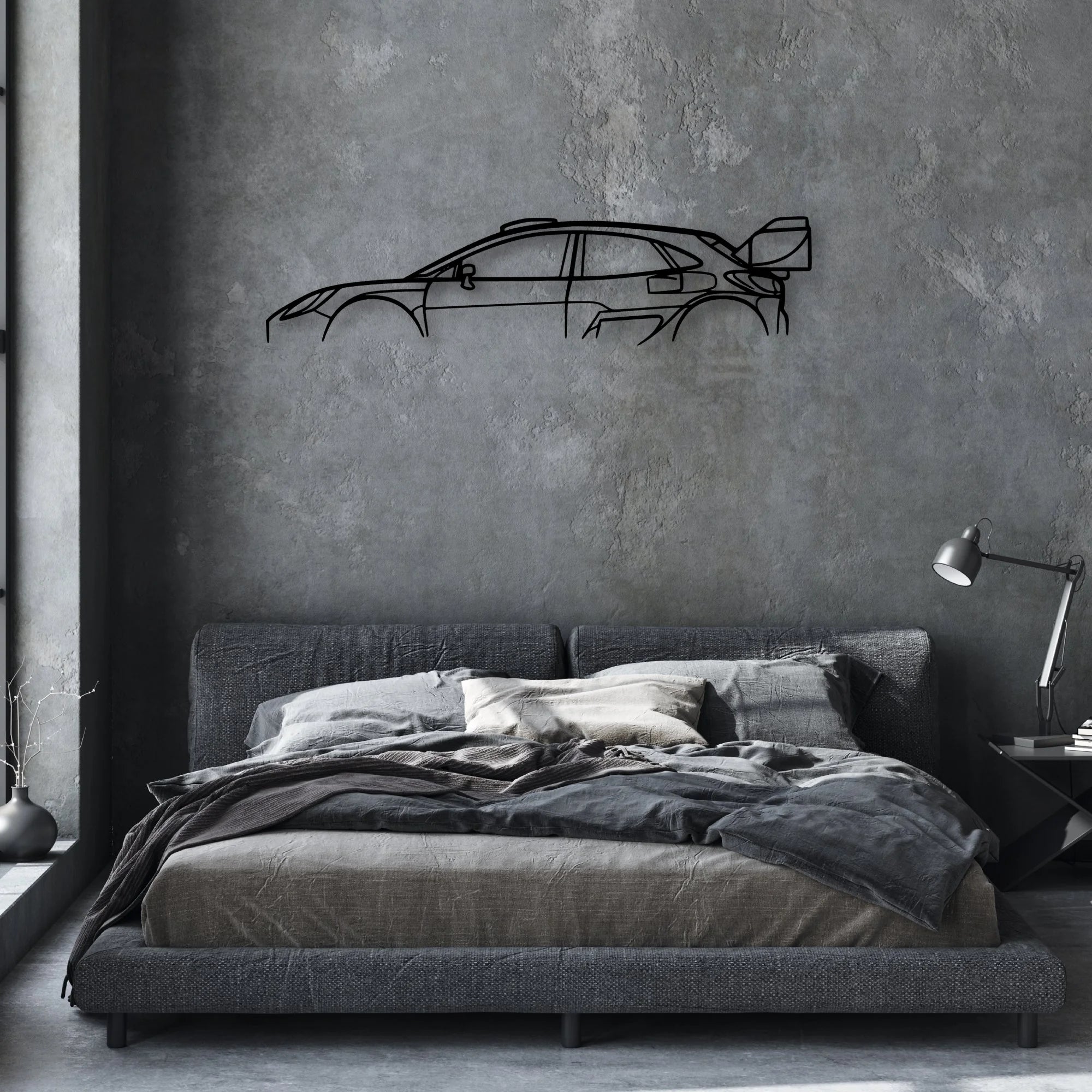 Puma Rally1 Classic Silhouette Metal Wall Art - Automotive Garage Decor