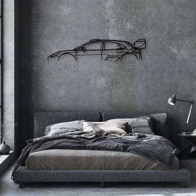 Puma Rally1 Classic Silhouette Metal Wall Art - Automotive Garage Decor