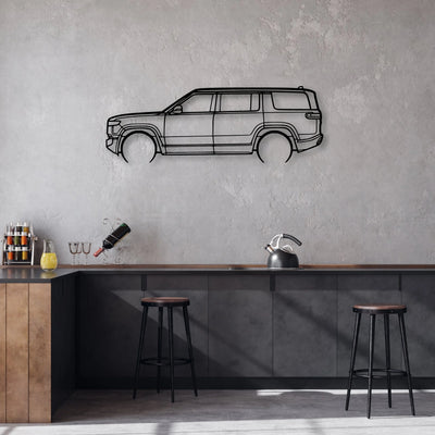 R1S 2 Classic Silhouette Metal Wall Art - Automotive Garage Decor