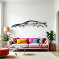 R35 GTR Nismo 2022 Classic Silhouette Metal Wall Art - Automotive Garage Decor