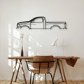 RAM 1500 2013 Classic Silhouette Metal Wall Art - Automotive Garage Decor