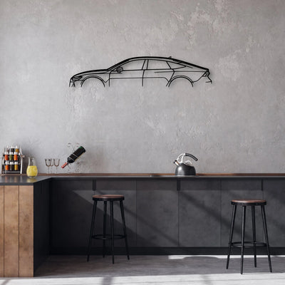 RS7 Mk2 2 Classic Silhouette Metal Wall Art - Automotive Garage Decor