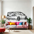 RSX Type S Angle Classic Silhouette Metal Wall Art - Automotive Garage Decor