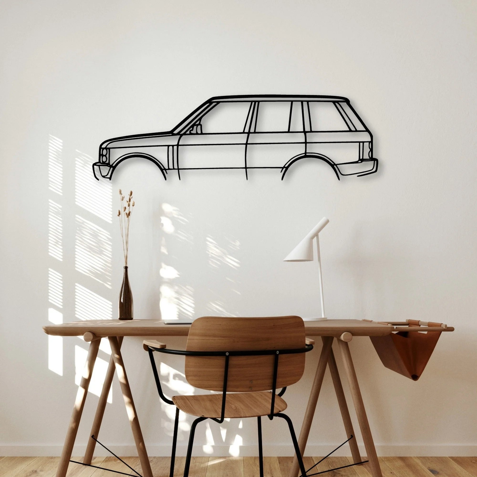 Range MK3 Classic Silhouette Metal Wall Art - Automotive Garage Decor