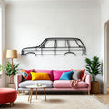 Range Rover LWB Classic Silhouette Metal Wall Art - Automotive Garage Decor