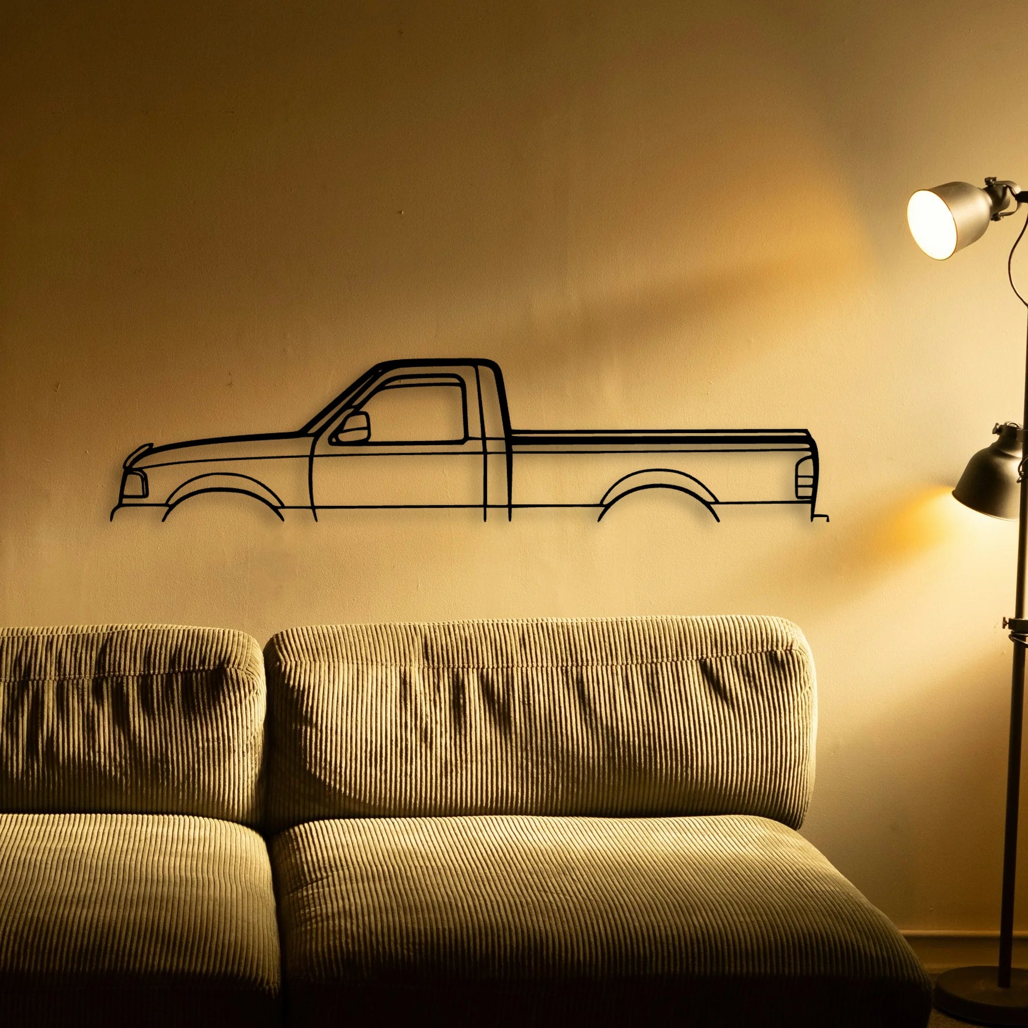 Ranger 1994 Classic Silhouette Metal Wall Art - Automotive Garage Decor
