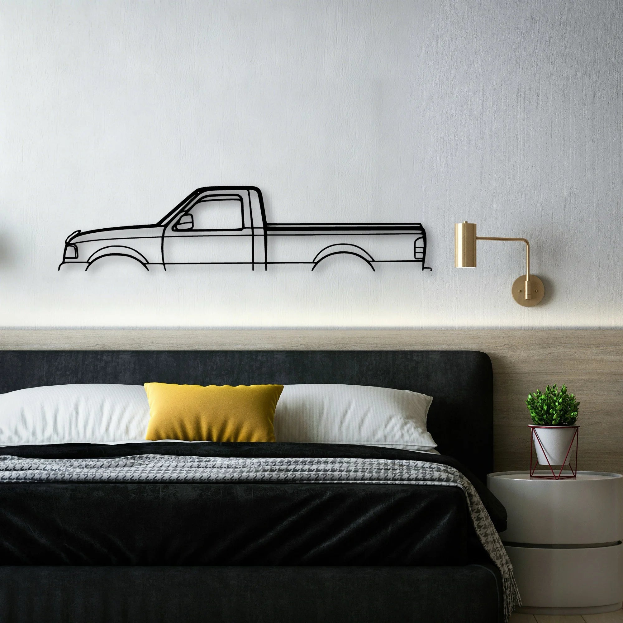 Ranger 1994 Classic Silhouette Metal Wall Art - Automotive Garage Decor